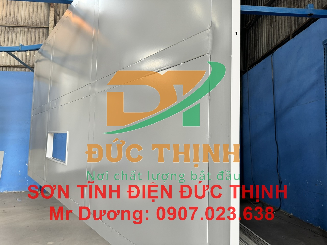 Dịch vụ sơn tĩnh điện - Công Ty TNHH Sản Xuất Cơ Khí Đức Thịnh