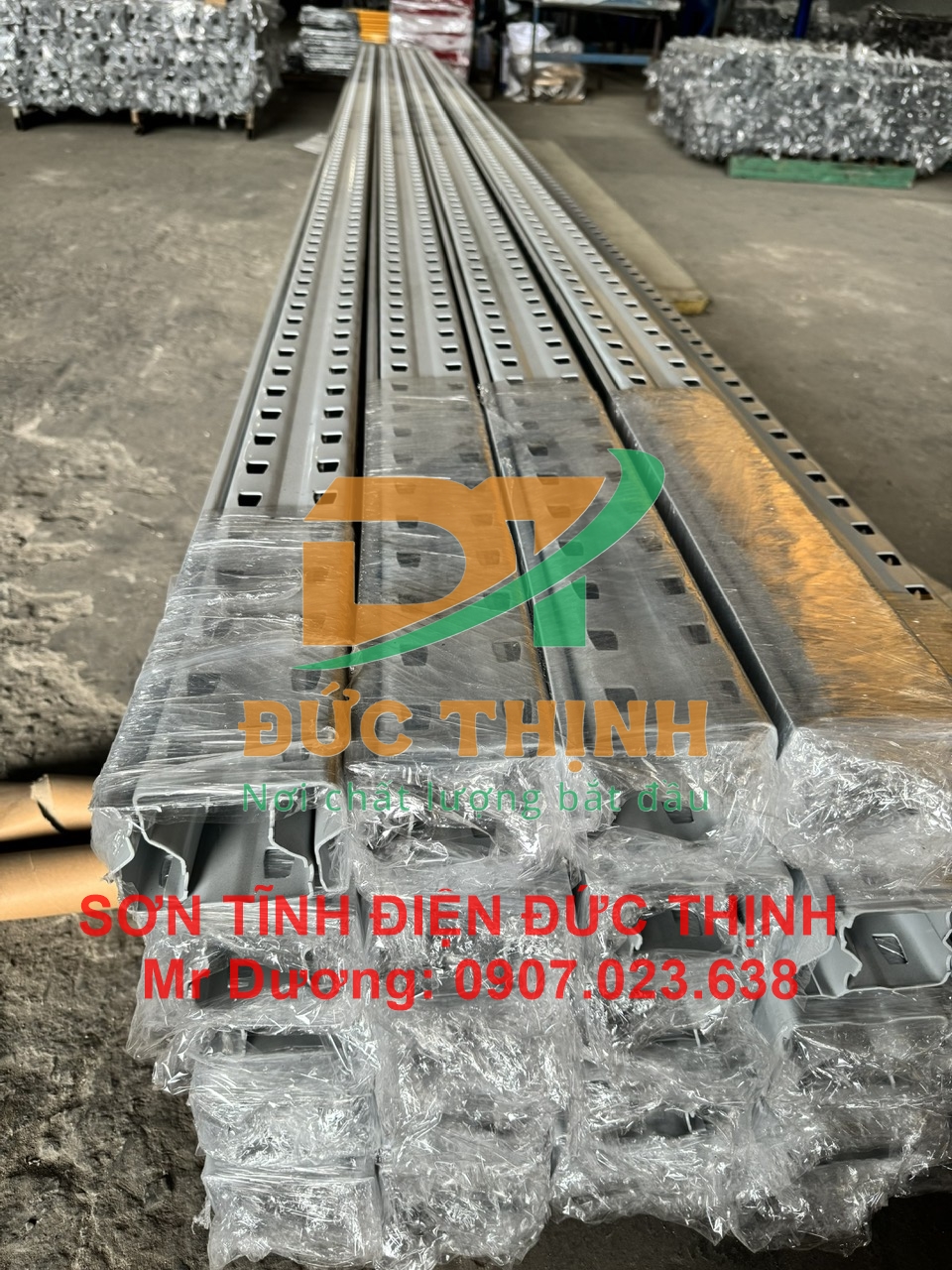 Dịch vụ sơn tĩnh điện - Công Ty TNHH Sản Xuất Cơ Khí Đức Thịnh