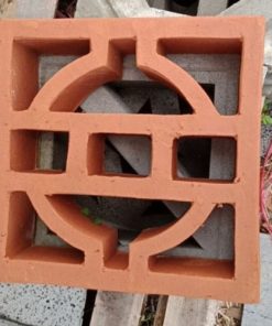 Gạch thông gió đất nung đồng tiền
