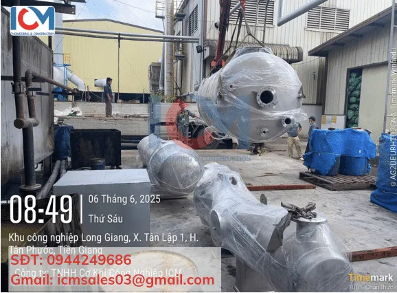 3 cụm trao đổi nhiệt Heat Exchanger