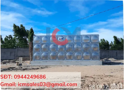 Bể nước lắp ghép sinh hoạt