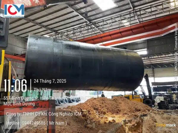 Bồn dầu chôn ngầm 30m3