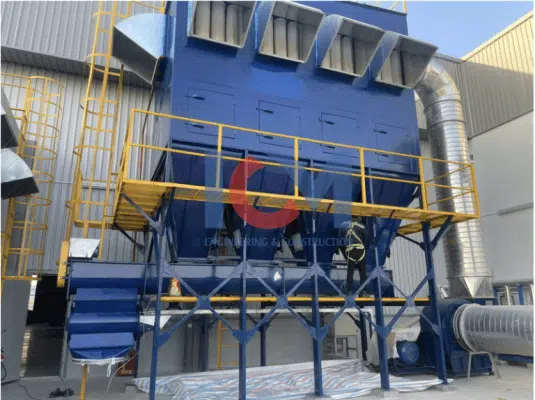 Hệ thống hút bụi và Xử lý khí thải – Dự án Panel Plus