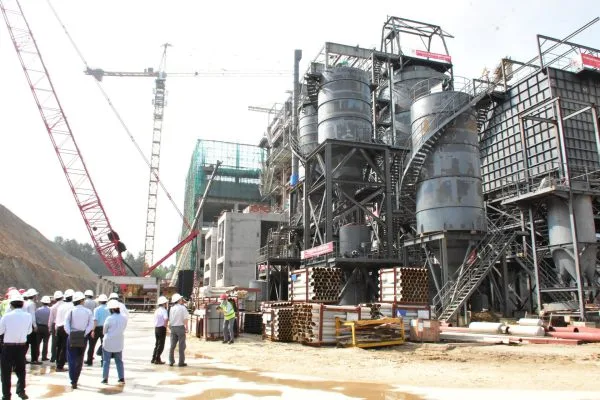 Silo chứa nhà máy rác Phú Sơn
