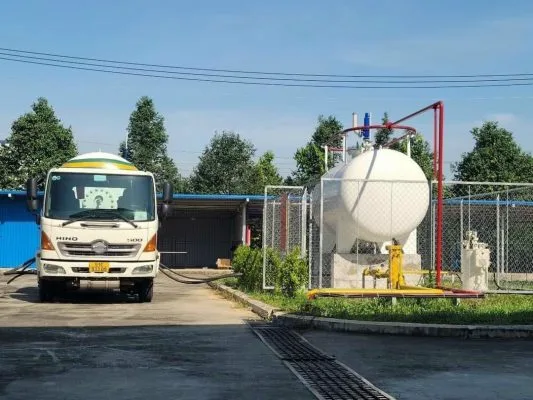 Thi công trạm LPG nhà máy VN MAX