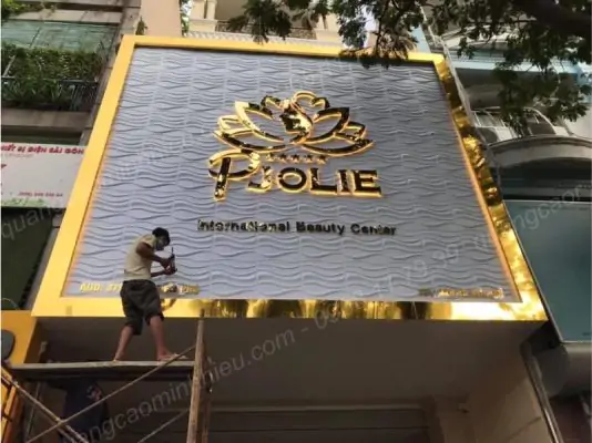 Bảng hiệu chữ nổi inox