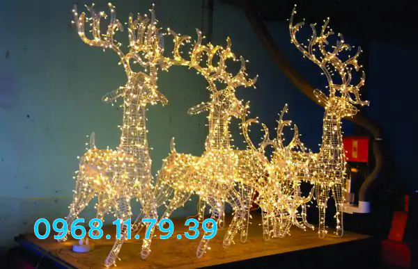 Mô hình tuần lộc noel