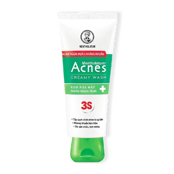 SRM Acnes kháng khuẩn ngừa mụn 50gr - Văn Phòng Phẩm VN Ngày Mới - Công Ty TNHH Thương Mại Dịch Vụ VN Ngày Mới