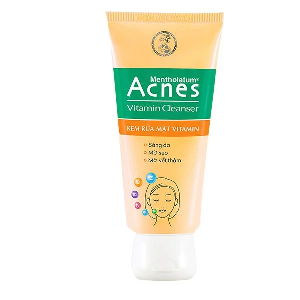 Sữa rửa mặt Acnes Vitamin Cleanser 50gr