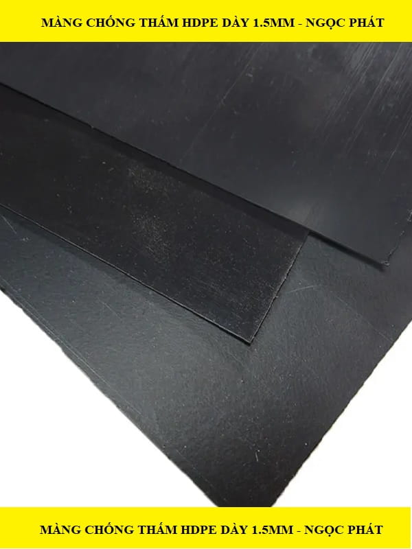 Máng chống thấm HDPE dày 1.5mm - Công Ty TNHH Xây Dựng Thương Mại Địa Kỹ Thuật Ngọc Phát