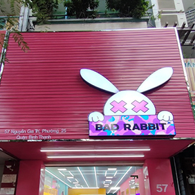 Biển hiệu Bad Rabbit - Bảng Hiệu Quảng Cáo Euplus - Công Ty TNHH Thương Mại Dịch Vụ Quảng Cáo Euplus