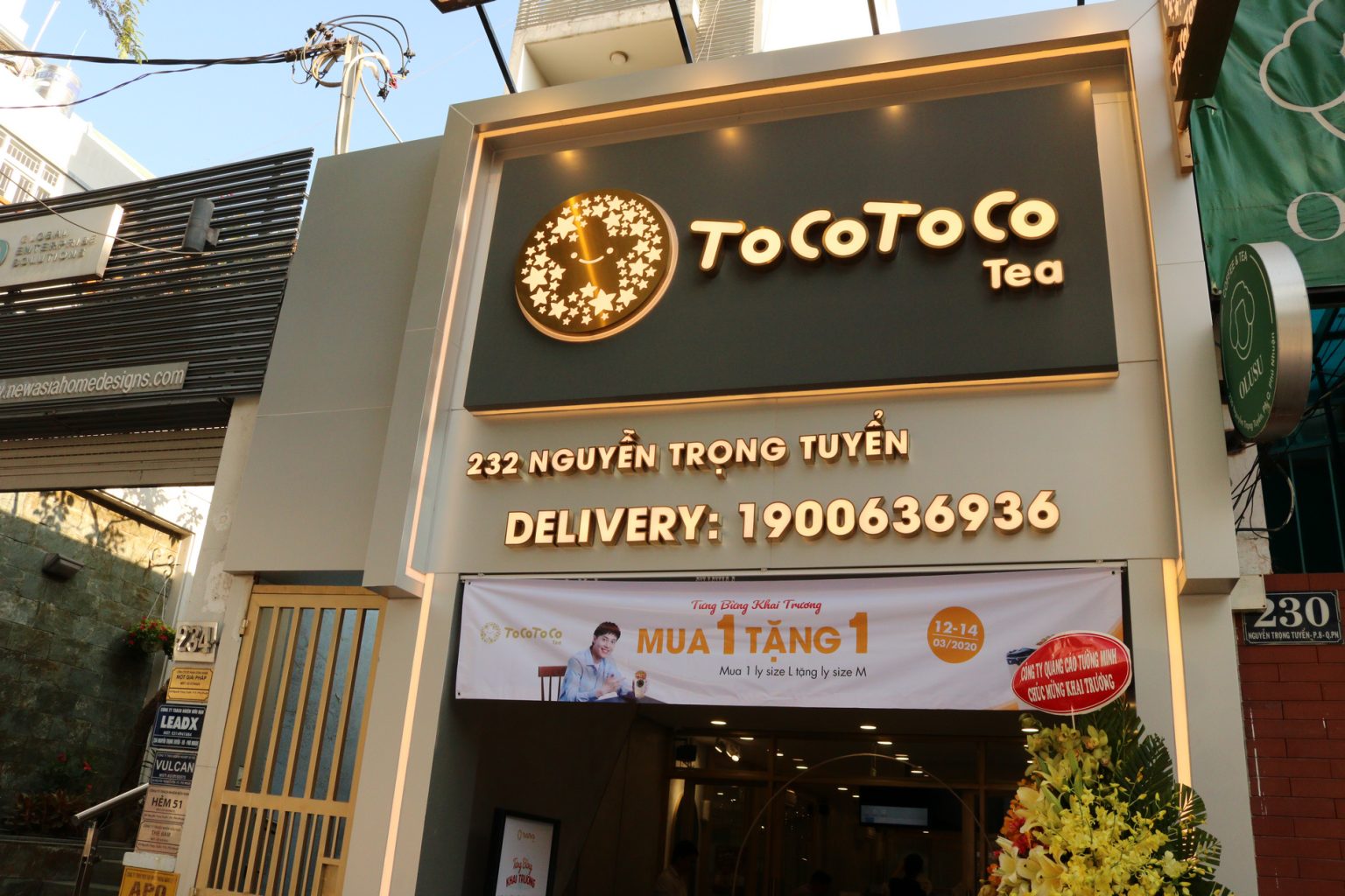 Bảng hiệu quán trà sữa - Công Ty TNHH Thương Mại Dịch Vụ Quảng Cáo Euplus
