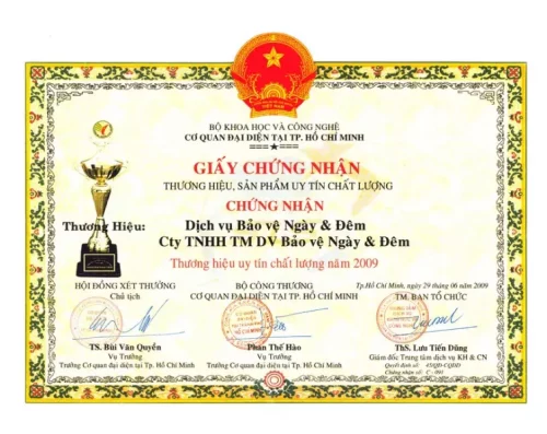 Chứng nhận