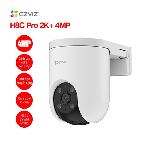 Camera WiFi EZVIZ H8C Pro 2K+ 4MP - Công Nghệ Thông Minh Anh Khôi - Công ty TNHH Công Nghệ Thông Minh Anh Khôi