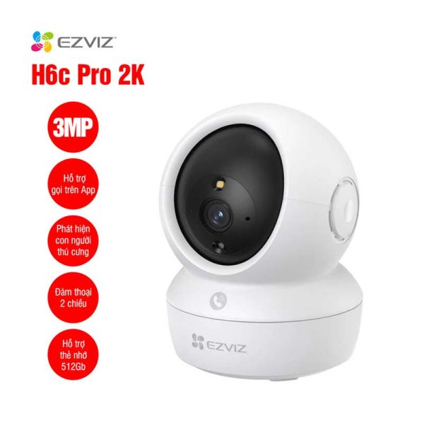 Camera WiFi EZVIZ H6C Pro 2K 3MP - Công Nghệ Thông Minh Anh Khôi - Công ty TNHH Công Nghệ Thông Minh Anh Khôi