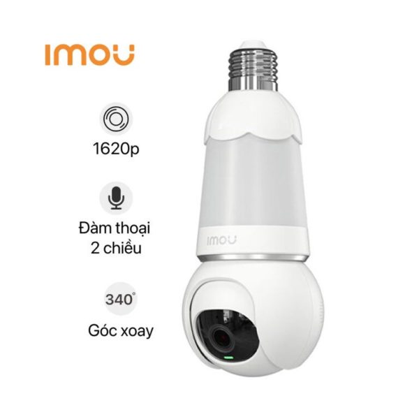 Camera Wifi quay quét bóng đèn 5MP iMOU IPC-S6DP-5M0WEB-E27 - Công Nghệ Thông Minh Anh Khôi - Công ty TNHH Công Nghệ Thông Minh Anh Khôi