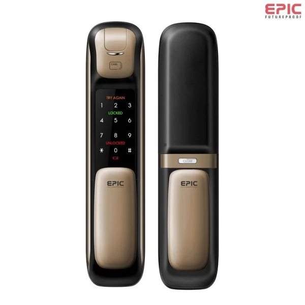 Khóa cửa vân tay EPIC ES-P9100FK - Công Nghệ Thông Minh Anh Khôi - Công ty TNHH Công Nghệ Thông Minh Anh Khôi