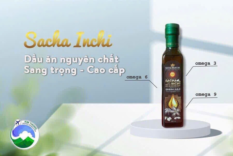 Dầu ăn nguyên chất Sacha Inchi - Hạt Sacha Inchi - Hợp Tác Xã Thương Mại Dịch Vụ Du Lịch Và Xuất Nhập Khẩu Kim Thông