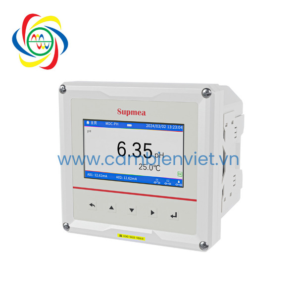 Đồng hồ gắn tủ PH-ORP Supmea