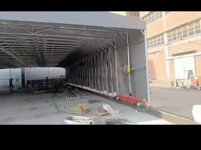 Mái che kéo điện - Mái che di động SBM - Công Ty TNHH Giải Pháp Công Nghệ SBM