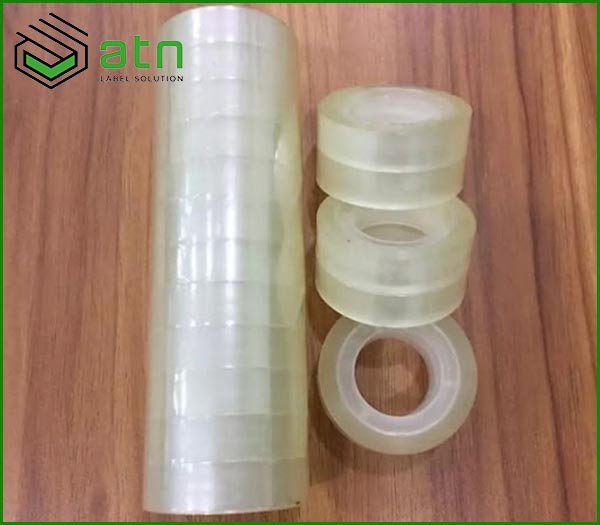 Băng dính trong cuộn nhỏ - Băng Keo An Thịnh Nguyên - Công Ty TNHH Thương Mại An Thịnh Nguyên
