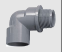 Nối góc ren ngoài uPVC