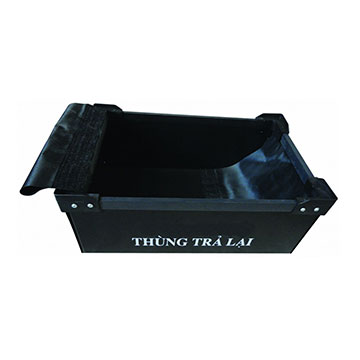 Thùng nhựa Danpla chống tĩnh điện 2 nắp vải - Thùng Nhựa Danpla - Công Ty TNHH Sản Xuất Công Nghiệp ICD Việt Nam