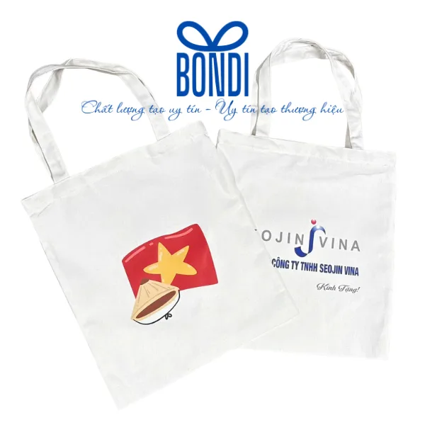 Túi vải canvas giá rẻ tại Bắc Ninh - Quà Tặng BONDI - Công Ty TNHH Dịch Vụ Và Giải Pháp Lotus