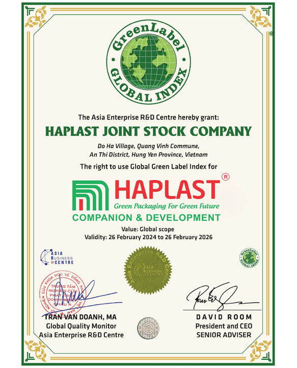 Green Label - Túi Nhựa Haplast - Công Ty Cổ Phần Haplast