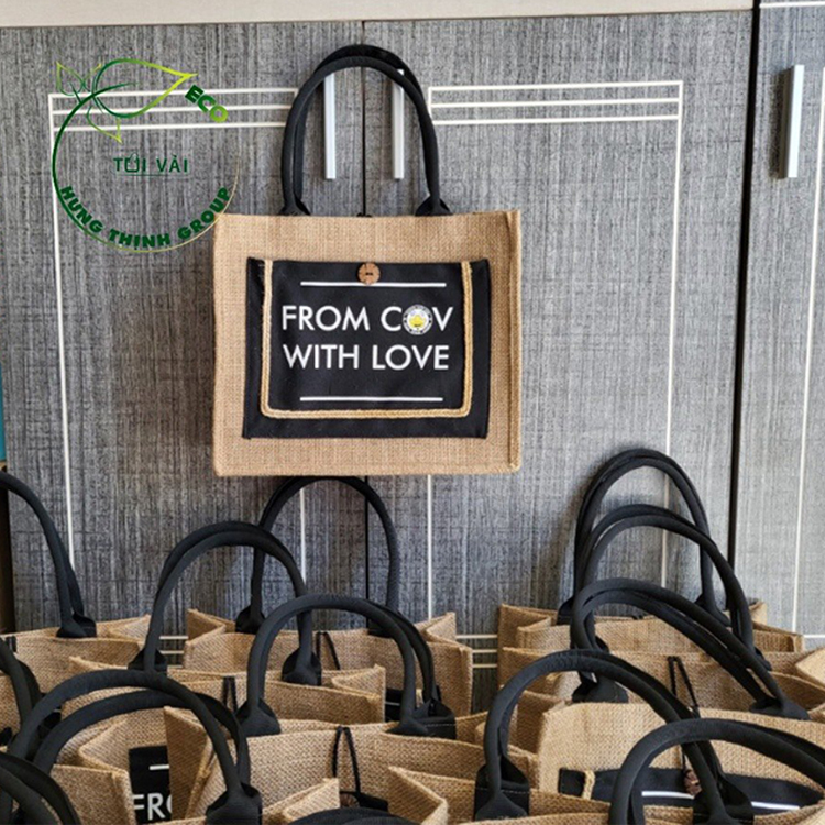Túi vải đay in logo - Túi Vải Canvas Hưng Thịnh Group - Công Ty TNHH Sản Xuất Thương Mại Xuất Nhập Khẩu Hưng Thịnh Group