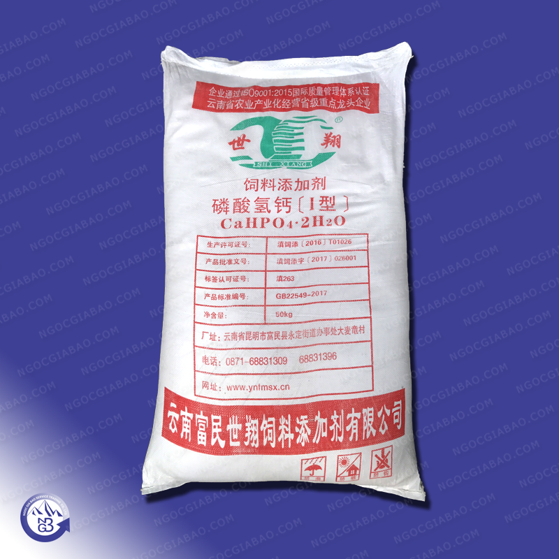 Dicalcium Phosphate - Phụ Gia Thức Ăn Chăn Nuôi Ngọc Gia Bảo - Công Ty Trách Nhiệm Hữu Hạn Thương Mại Dịch Vụ Ngọc Gia Bảo