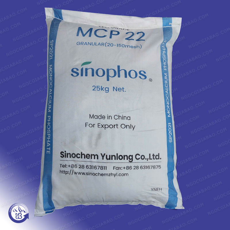 Monocalcium Phosphate - Phụ Gia Thức Ăn Chăn Nuôi Ngọc Gia Bảo - Công Ty Trách Nhiệm Hữu Hạn Thương Mại Dịch Vụ Ngọc Gia Bảo