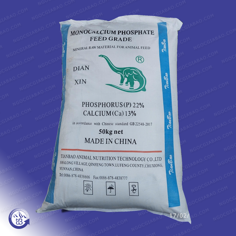 Monocalcium Phosphate - Phụ Gia Thức Ăn Chăn Nuôi Ngọc Gia Bảo - Công Ty Trách Nhiệm Hữu Hạn Thương Mại Dịch Vụ Ngọc Gia Bảo