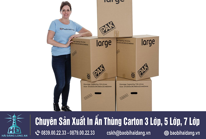 Thùng carton khổ lớn - Thùng Carton Hải Đăng - Công Ty TNHH Sản Xuất Hải Đăng Long An