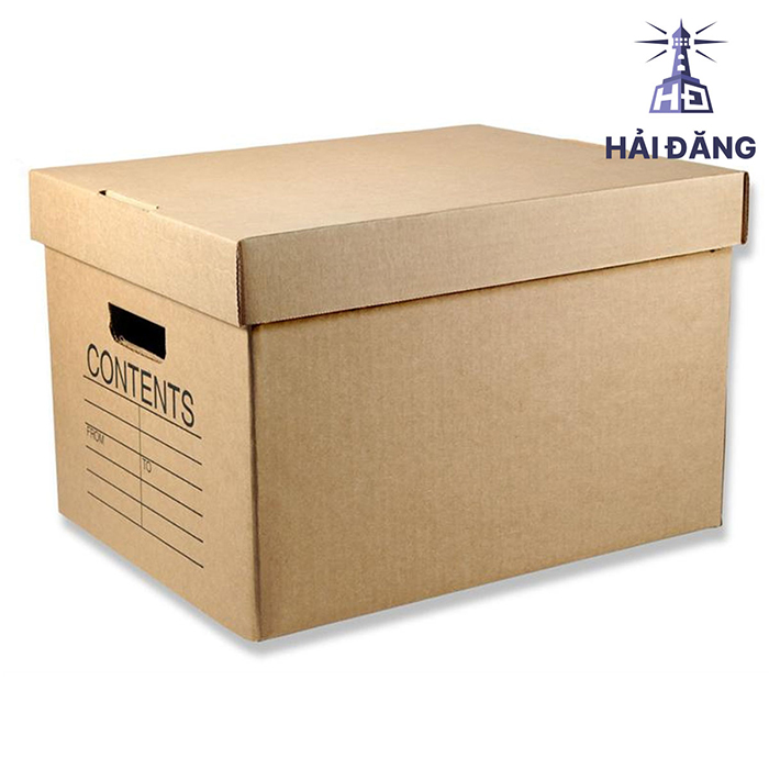 Thùng carton nắp rời - Thùng Carton Hải Đăng - Công Ty TNHH Sản Xuất Hải Đăng Long An