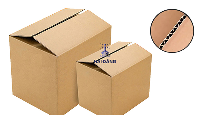 Thùng giấy carton sóng C 3 lớp - Thùng Carton Hải Đăng - Công Ty TNHH Sản Xuất Hải Đăng Long An