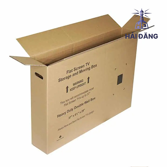 Thùng carton đựng TV - Thùng Carton Hải Đăng - Công Ty TNHH Sản Xuất Hải Đăng Long An