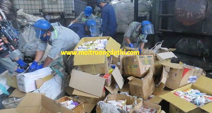 Tiêu hủy hàng mỹ phẩm hư hỏng hết hạn sử dụng - Công Ty TNHH DNA Bạch Kim