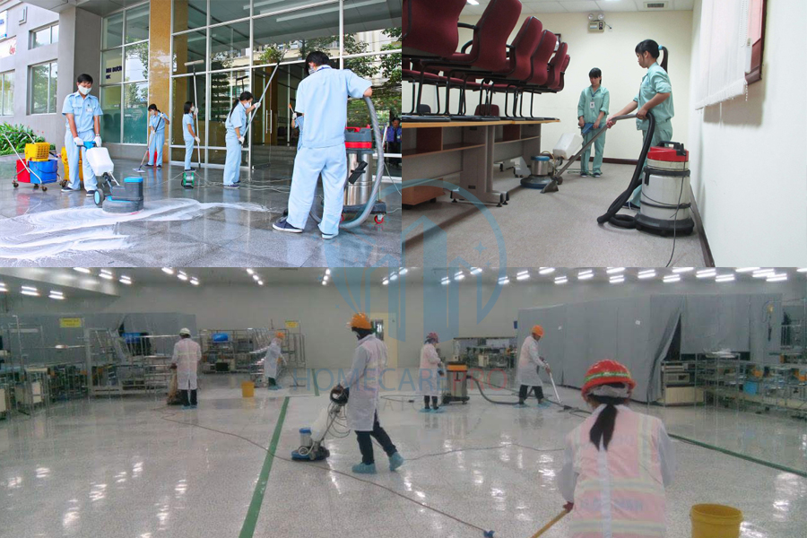 Vệ sinh tòa nhà, chung cư - Công Ty TNHH DNA Bạch Kim