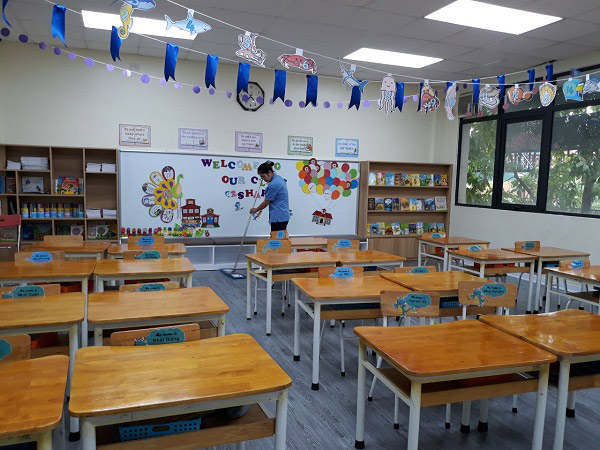 Vệ sinh trường học - Công Ty TNHH DNA Bạch Kim