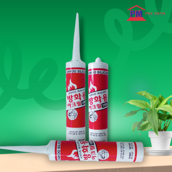 Keo Silicone chống cháy Dawoosil 1199A nhập khẩu Hàn Quốc