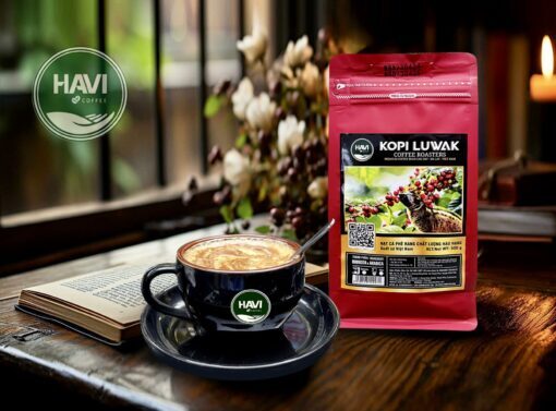 Cà phê pha máy Kopi Luwak Coffee 500g