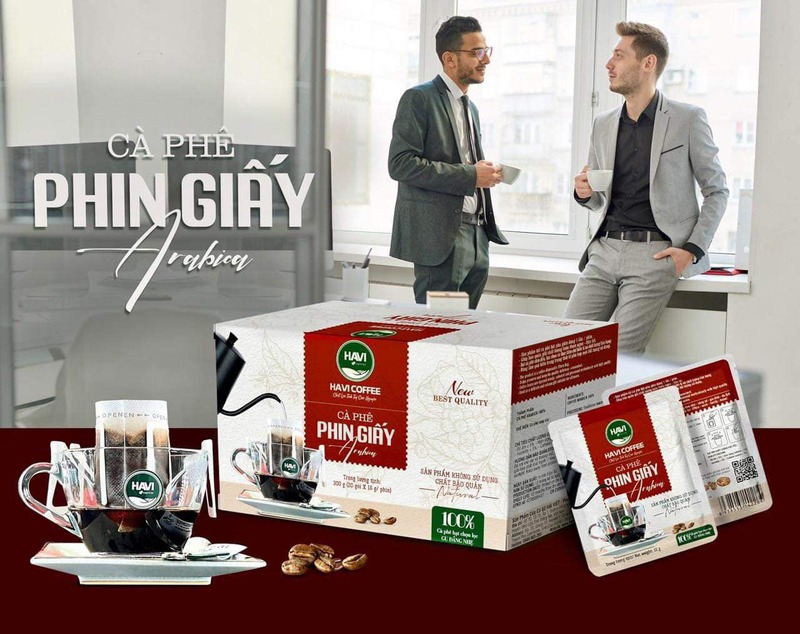 Cà phê pha phin giấy lọc Havi Coffee