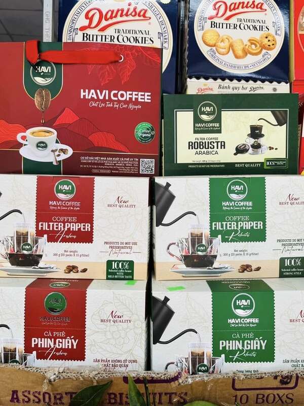 Cà phê pha phin giấy lọc Havi Coffee