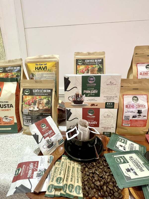 Cà phê pha phin giấy lọc Havi Coffee