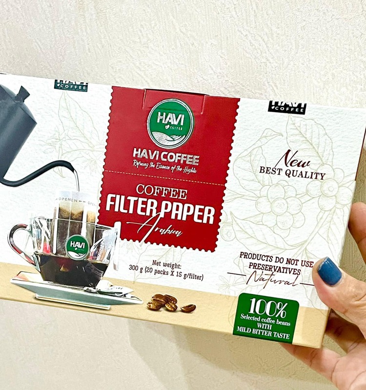 Cà phê pha phin giấy lọc Havi Coffee