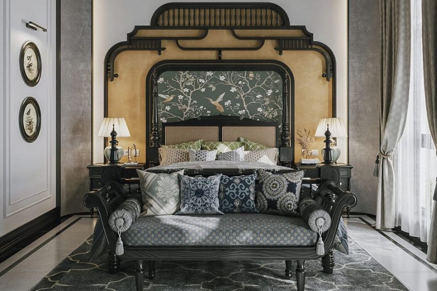 Giấy dán tường Indochine