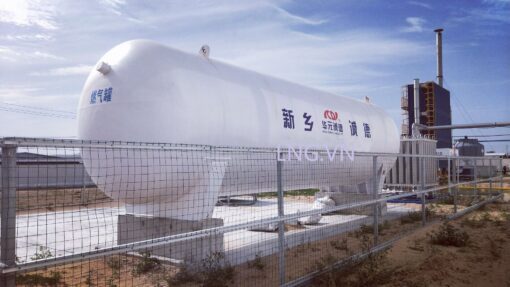Bồn 10m3 (0.8MPa) chứa Khí tự nhiên hóa lỏng (LNG), dạng nằm - Thiết Bị Ngành Khí Nguyễn Vũ - Công Ty TNHH Kỹ Nghệ Nguyễn Vũ