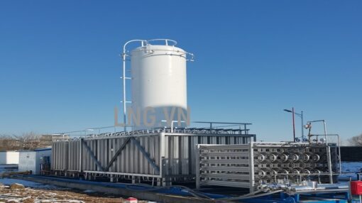 Bồn 15m3 (0.8MPa) chứa Khí tự nhiên hóa lỏng (LNG), dạng đứng - Thiết Bị Ngành Khí Nguyễn Vũ - Công Ty TNHH Kỹ Nghệ Nguyễn Vũ