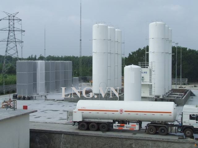 Bồn 200m3 (0.8MPa) chứa Khí tự nhiên hóa lỏng (LNG), dạng đứng - Thiết Bị Ngành Khí Nguyễn Vũ - Công Ty TNHH Kỹ Nghệ Nguyễn Vũ